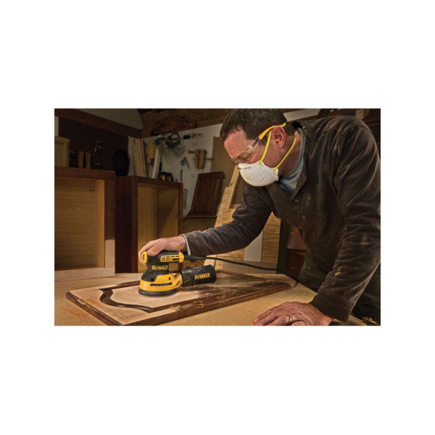 DEWALT Excenter csiszoló 125 mm fordulatszám szabályzós / 280 W