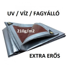 Extra erős, vízálló , UV és fagyálló takaróponyva 210g/m2 , 2x3 m