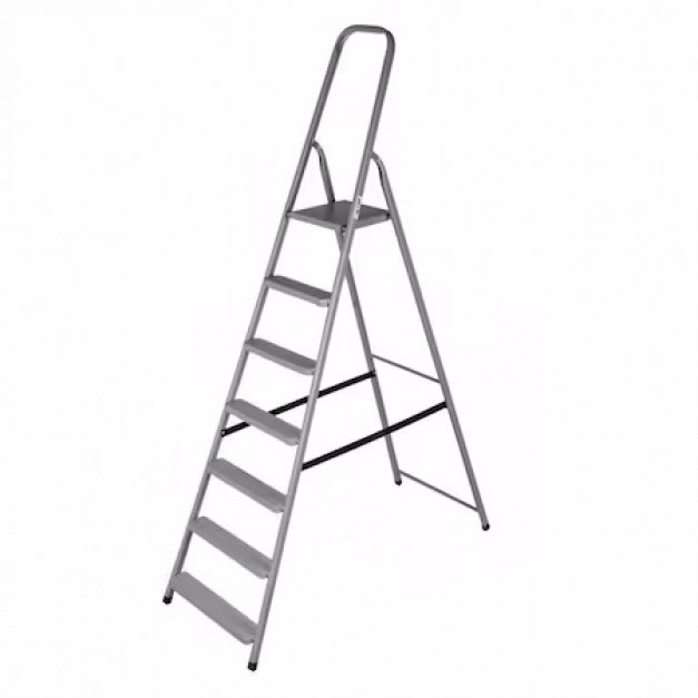 STR 7 fokos acél létra, 219 cm , 125 kg teherbírás