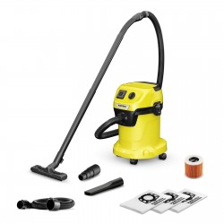 Karcher száraz-nedves ipari porszívó, kisgépcsatlakozós 1000W, (WD 3 P V-17/4/20)